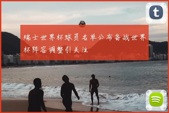 瑞士世界杯球员名单公布备战世界杯阵容调整引关注