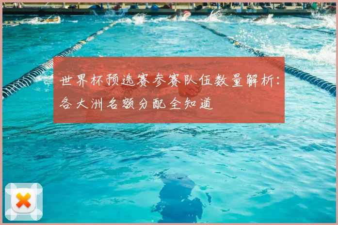 世界杯预选赛参赛队伍数量解析:各大洲名额分配全知道