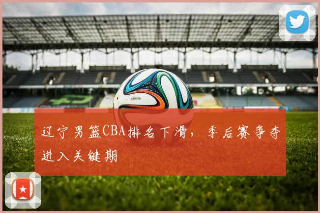 辽宁男篮CBA排名下滑,季后赛争夺进入关键期