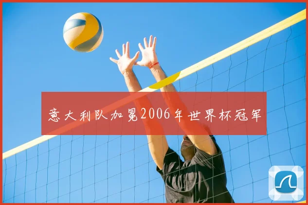 意大利队加冕2006年世界杯冠军