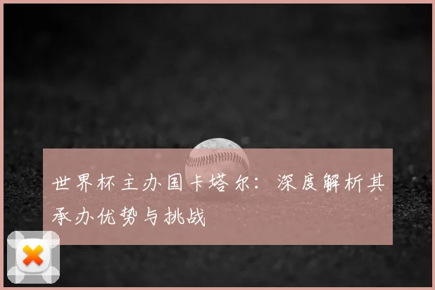 世界杯主办国卡塔尔：深度解析其承办优势与挑战